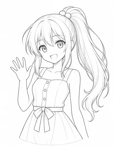 Step 5: Refine lines and add background elements