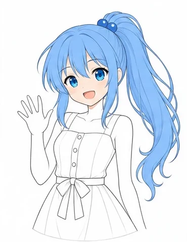Step 6: Apply base colors to the character