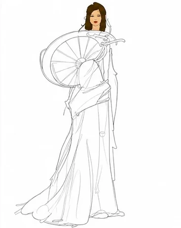 Step 6: Colour the head first