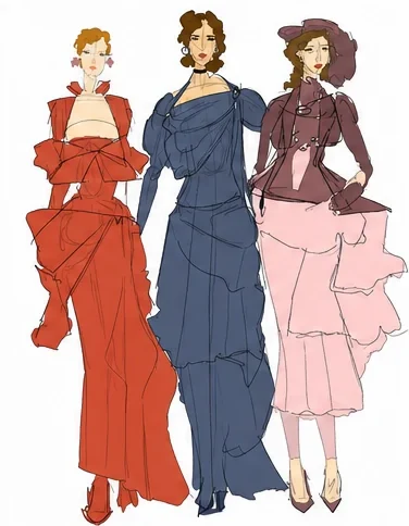 Step 7: Fill the gowns flat